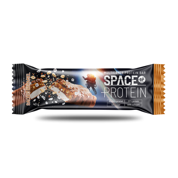 BARRA SPACE PROTEIN MULTILAYER SALTED CARAMEL 40 GR