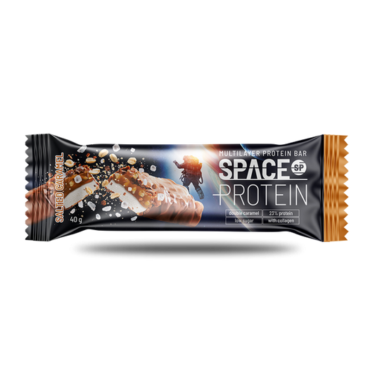 BARRA SPACE PROTEIN MULTILAYER SALTED CARAMEL 40 GR