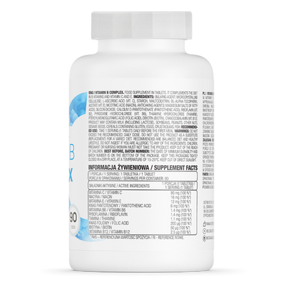 VITAMIN B COMPLEX 90 TABS
