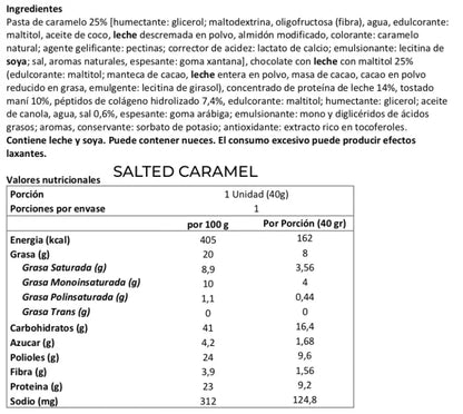 BARRA SPACE PROTEIN MULTILAYER SALTED CARAMEL 40 GR